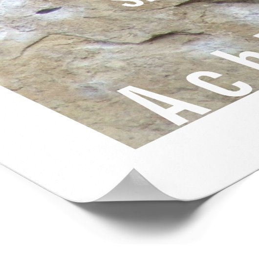 Bereik uw doel poster (Hoek)