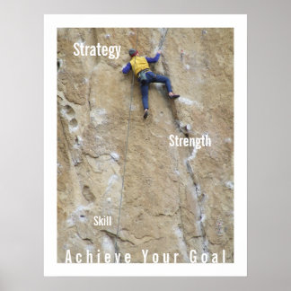 Bereik uw doel poster