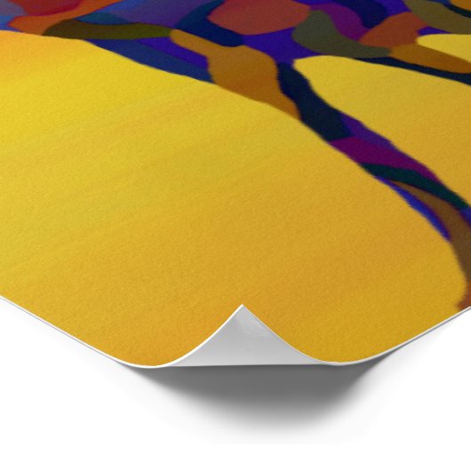 Bereik uw doelen Giraffe Poster (Hoek)