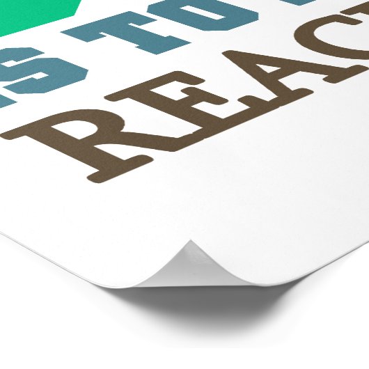 Bereik uw doelstellingen poster (Hoek)