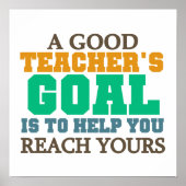 Bereik uw doelstellingen poster (Voorkant)