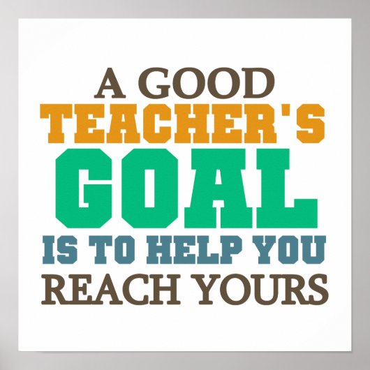 Bereik uw doelstellingen poster (Voorkant)