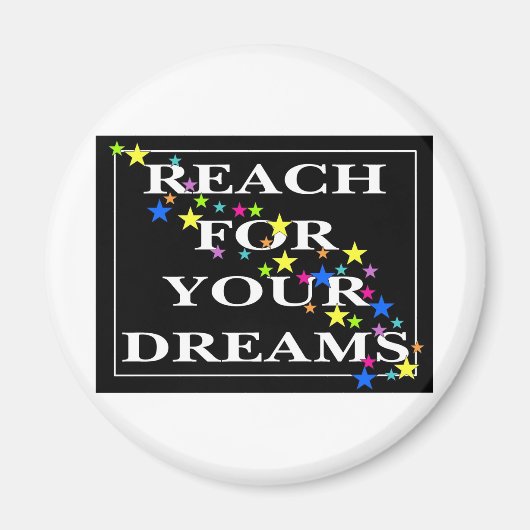 Bereik uw dromen magneet (Voorkant)