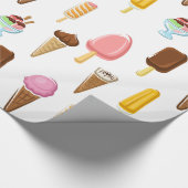 Bereik van ijsklokken cadeaupapier (Hoek)