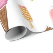 Bereik van ijsklokken cadeaupapier (Rol Hoek)