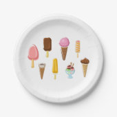 Bereik van ijsklokken papieren bordje (Voorkant)