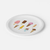 Bereik van ijsklokken papieren bordje (Gekanteld)