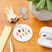 Bereik van ijsklokken sleutelhanger