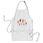 Bereik van ijsklokken standaard schort (Voorkant)