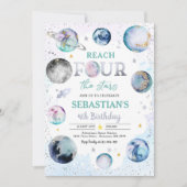 Bereik vier sterren op de ruimte van de vierde ver kaart (Voorkant)