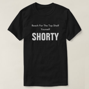 bereik voor de bovenste plank zelf t-shirt