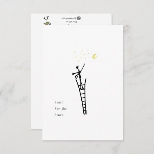 Bereik voor de Kaart van de Stars Flat (Voorkant / Achterkant)