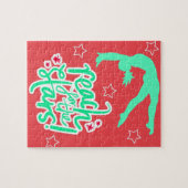 Bereik voor de kerstkleuren van de Stars Gymnastic Legpuzzel (Horizontaal)