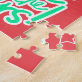 Bereik voor de kerstkleuren van de Stars Gymnastic Legpuzzel (Zijkant)