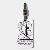 Bereik voor de kuur bagagelabel (Voorkant verticaal)