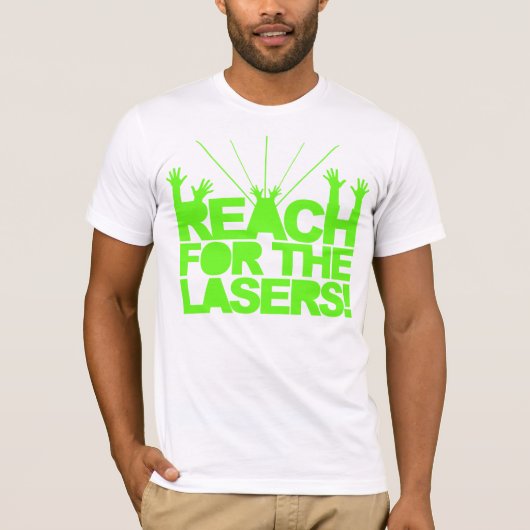 Bereik voor de lasers t-shirt (Voorkant)