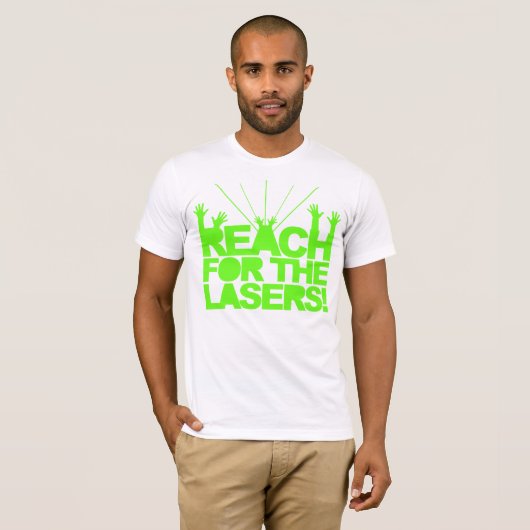 Bereik voor de lasers t-shirt (Voorkant volledig)