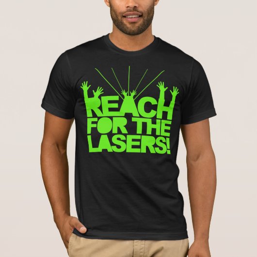 Bereik voor de lasers t-shirt (Voorkant)