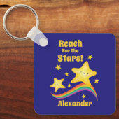 Bereik voor de naam van het Motivatie citaat van h Sleutelhanger (Voorkant)