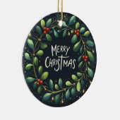 Bereik voor de Pine-kegels van het Kerstsucces Keramisch Ornament (Rechts)