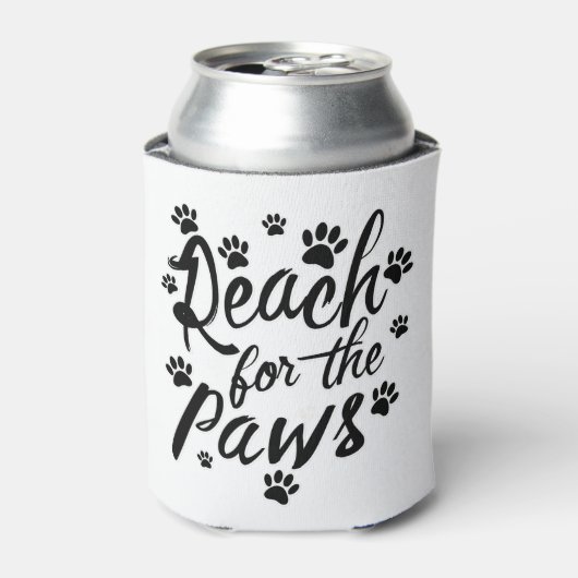 Bereik voor de pols-typografie blikjeskoeler (Blikje Voorkant)