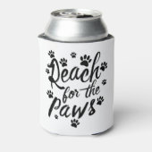 Bereik voor de pols-typografie blikjeskoeler (Blikje Achterkant)