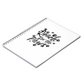 Bereik voor de pols-typografie notitieboek (Linkerzijde)