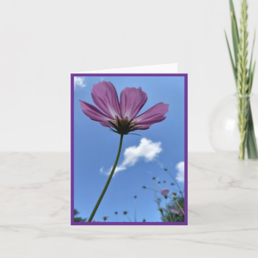 Bereik voor de Sky Flower Note Kaart (Voorkant)