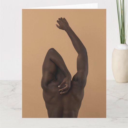 Bereik voor de Sky Hot Guy Groeten Kaart (Voorkant)