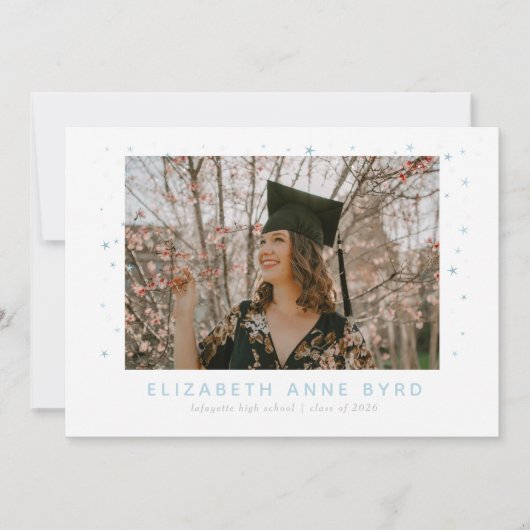 Bereik voor de Stars Afstuderen Aankondiging (Voorkant)