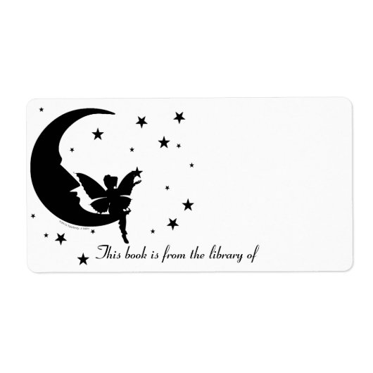 Bereik voor de Stars Bookplate Etiket (Voorkant)