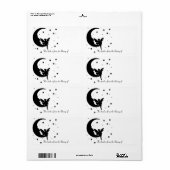 Bereik voor de Stars Bookplate Etiket (Full Sheet)