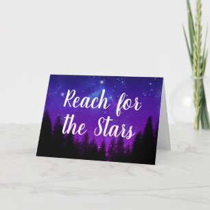 Bereik voor de Stars Galaxy Motivatie Kaart
