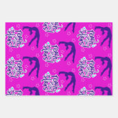 Bereik voor de Stars Gymnastics Tumbling Wrapping Inpakpapier Vel (Voorkant 2)