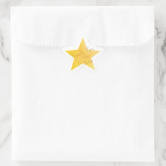 Bereik voor de Stars Sticker (Tas)