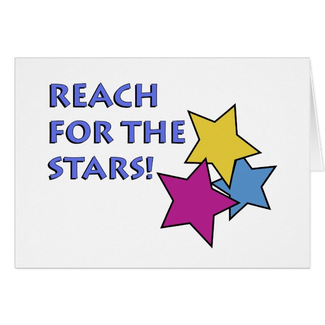 Bereik voor de sterren! (Voorkant Horizontaal)