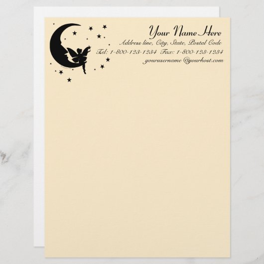 Bereik voor de sterren briefhoofd (Voorkant / Achterkant)