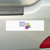 Bereik voor de sterren! bumpersticker (Op auto)