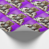 Bereik voor de sterren cadeaupapier (Hoek)