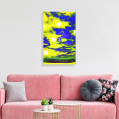 Bereik voor de sterren canvas afdruk (Insitu (Woonkamer))