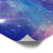 Bereik voor de sterren citeer motivatie sterrenste poster (Hoek)