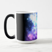 Bereik voor de sterren! Galaxy Coffee-Mok Magische Mok (Links)