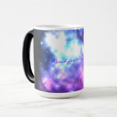 Bereik voor de sterren! Galaxy Coffee-Mok Magische Mok (Voorkant links)