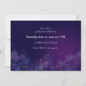 Bereik voor de Sterren - Galaxy Photo Afstuderen Kaart (Achterkant)