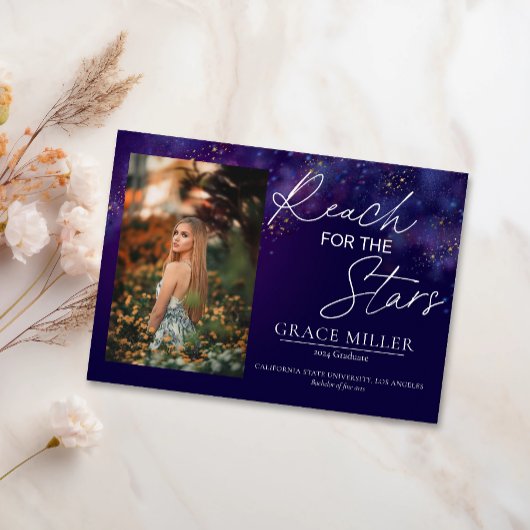 Bereik voor de Sterren - Galaxy Photo Afstuderen Kaart