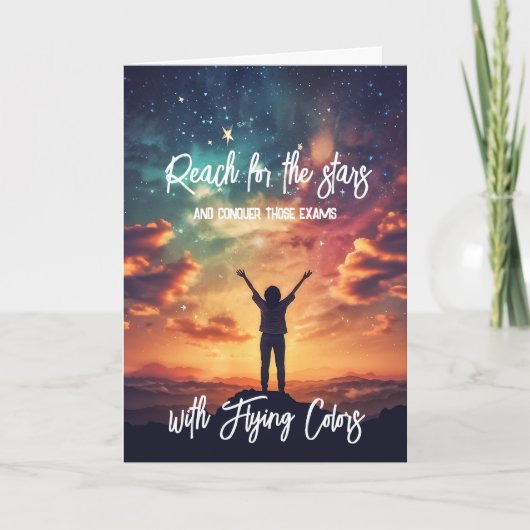 Bereik voor de sterren GCSE ALevel SAT Kaart (Voorkant)