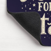 Bereik voor de sterren hemelse typografie kunst muismat (Hoek)