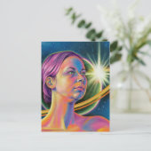 Bereik voor de sterren - Inspirerend Briefkaart (Staand voorkant)