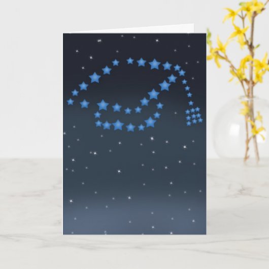 Bereik voor de sterren kaart (Gele Bloem)