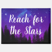 Bereik voor de sterren Motivatie Magneet (Voorkant)